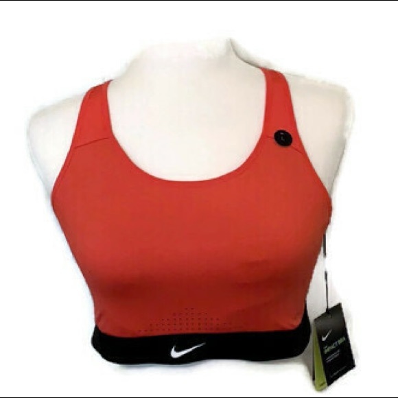 Nike Other - 🆕 Nike coral and black high impact sports bra